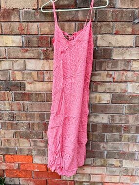 Pink Spaghetti Strap Dress